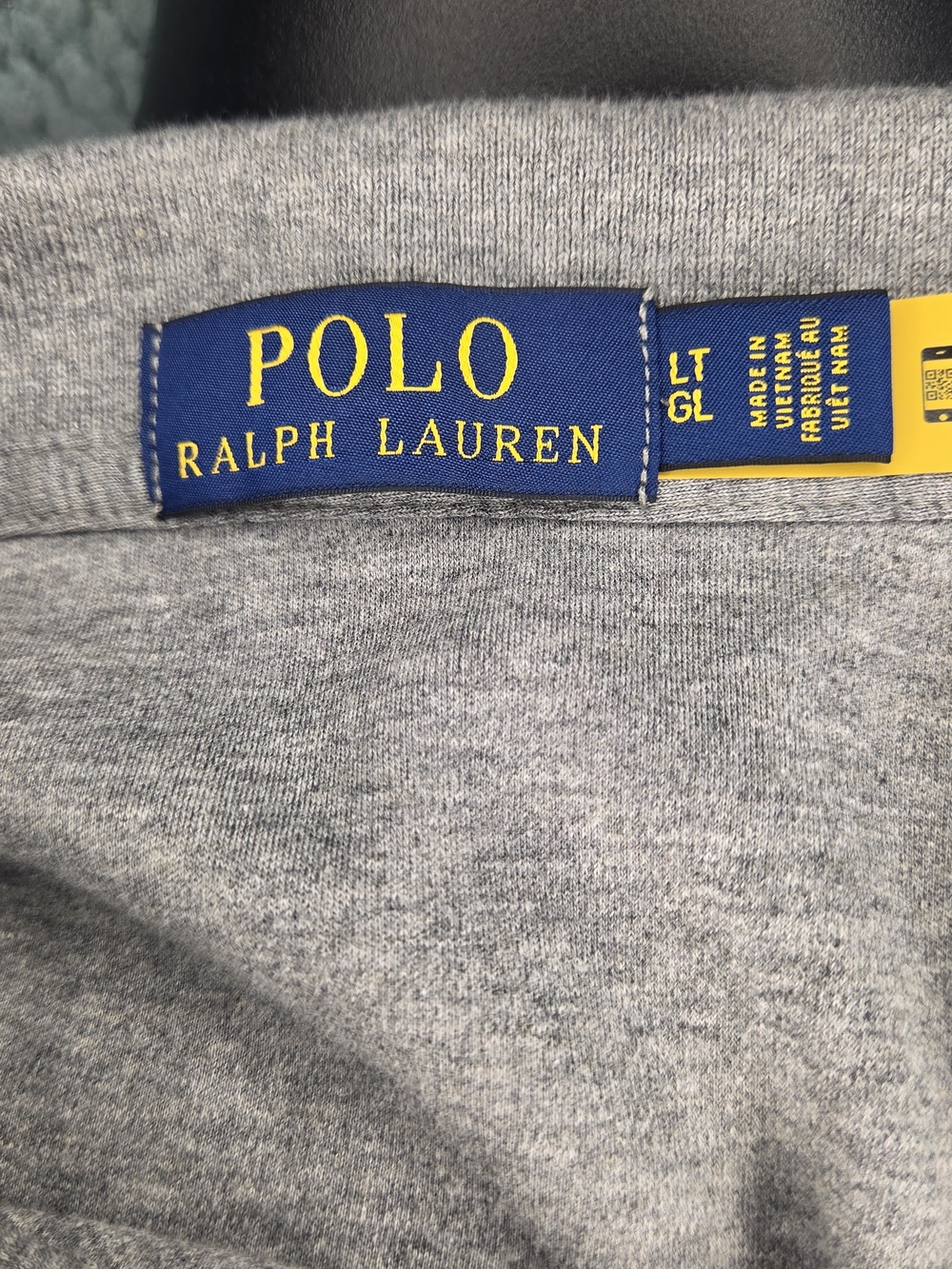 Polo by Ralph Lauren Men’s Heather Gray Polo Size LT - Picture 4 of 11
